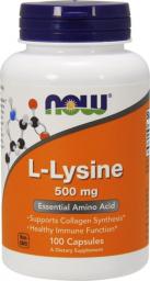  NOW Foods L-Lysine 500mg - 100 kapsułek