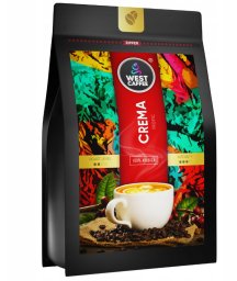 KAWA ZIARNISTA Crema Tropic 100% Arabica Świeżo Palona WEST CAFFEE 250g