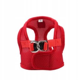 Kontext Szelki, dla psa, czerwone, bezuciskowe, XS, ob.klatki 33cm/dł.klatki 12cm