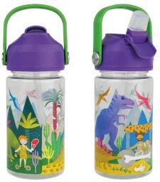 Floss & Rock Butelka tritanowa 450ml Dinozaury