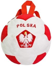 Plecak football piłka czerwona