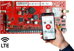 PRiMA64LTE WL CA GENEVO Centrala alarmowa z komunikatorem 4G(LTE) i modułem radiowym