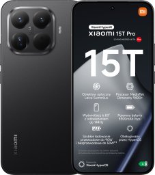 Smartfon Xiaomi 15T Pro 5G 12/512GB Czarny  (68022)
