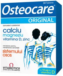 Vitabiotics Vitabiotics, Osteocare Original, Vitamin D, Magneziu, Zinc & Calciu, Maintaining A Healthy Skeletal System, Vitamins, 30 capsules Unisex