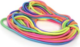 Guma do skakania tęczowa 5m SMJ sport JR-05Kolorowa guma do skakania o długości 5 m. Tęczowe barwy i elastyczny materiał sprawiają, że to idealna zabawa rozwijająca sprawność i koordynację dzieci.