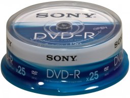 Płyty Sony DVD+R 4.7GB 16x cake 25szt.