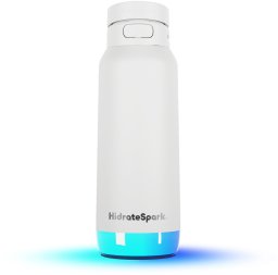 HidrateSpark PRO 2 Smart Bottle with Straw, 950 ml, White
