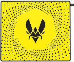 CHERRY XTRFY GP5 Vitality Yellow Podkładka dla graczy Czarny, Żółty