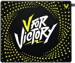 CHERRY XTRFY GP5 Vitality Black Podkładka dla graczy Czarny, Biały, Żółty