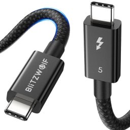 Kabel USB Blitzwolf USB-C - USB-C 1.5 m Czarny (BLZ685)