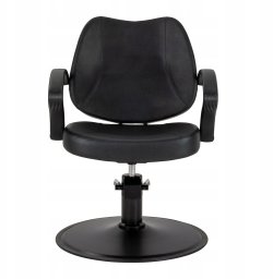 Activeshop Hair System Fotel fryzjerski A055B Czarny