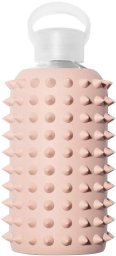 Bkr, Teddy Spiked, GWP Glass Water Bottle, Pink, 500 ml For Women