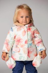 Kurtka zimowa dla małej dziewczynki Ducksday Bliss, 92, 2-3 lata