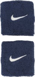 Frotki na rękę Nike Swoosh Wristbands 2 szt. granatowe N1012405463OS