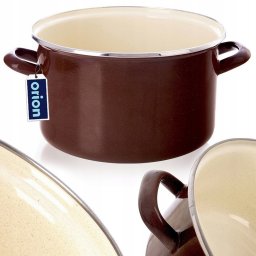 Garnek do Gotowania Emaliowany Tradycyjny na Gaz Indukcję ORION 26 cm, 6,5l
