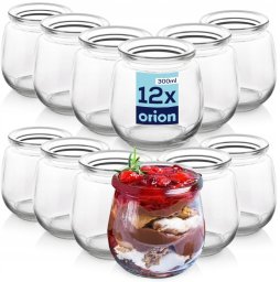 Wamar-Sosenka Słoik na jogurt i desery 300 ml 12 szt.