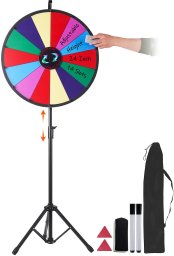 Vevor Koło fortuny nagród gra ścieralne loteria 153 cm