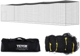 Vevor Siatka do baseballu 16,7m treningowa przenośna z drzwiami PE profesjonalna
