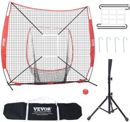 Siatka treningowa 2,1 m x 2,4 m do baseballu i softballu
