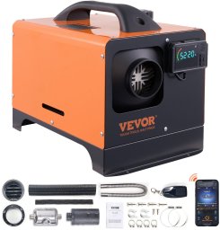 Ogrzewanie postojowe diesla 12V 8kW z panelem LCD i sterowaniem Bluetooth