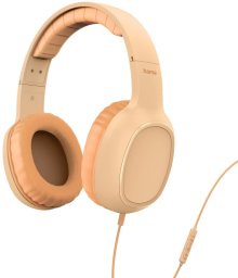 SŁUCHAWKI NAUSZNE “FUN C“ Z MIKROFONEM NEW POMARAŃCZOWE