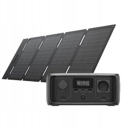 Komplektas: "Power Station EcoFlow RIVER 3" UPS + saulės baterija 45 W USB-C