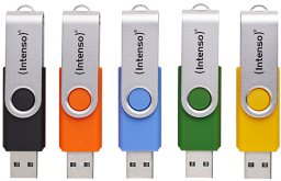 Pendrive Intenso Office Line 32GB USB Stick 3.2 Multipack x5 kolorowy