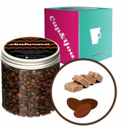 Kawa aromatyzowana o smaku CHAŁWOWYM ziarnista ARABICA Cup&You 200g PREMIUM na prezent upominek dla kobiety mężczyzny faceta mamy taty żony męża