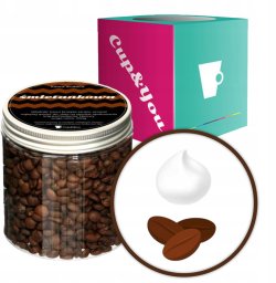 Kawa aromatyzowana o smaku ŚMIETANKOWYM ziarnista ARABICA Cup&You 200g na prezent upominek dla kobiety mężczyzny faceta mamy taty żony męża