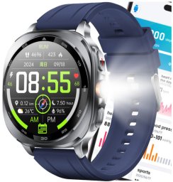 SMARTWATCH ZEGAREK WATCH MENU PL DAMSKI MĘSKI ROZMOWY SPORT POLSKIE PULS TS400