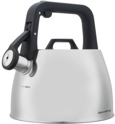 CZAJNIK STALOWY Z GWIZDKIEM 2,5L KLAUSBERG KB-7914