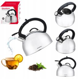 CZAJNIK STALOWY Z GWIZDKIEM 2,5L KLAUSBERG KB-7910