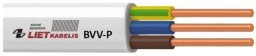 Instaliacinis kabelis LIETKABELIS Ydy P 300/500V 3*1,5, (BVV-P) ploksc. monol.(rul 50m)