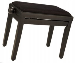 Thomann KB-15BM Piano Bench Velor, Black