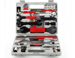 Verk Zestaw Narzędzi Kluczy Rowerowych Do Roweru 44Szt Skrzynka Z Narzędziami