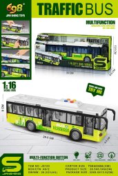 Autobus z Funkcją Świateł i Dźwięku Zielony EDUKAMP