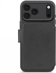 Decoded Leather Detachable Wallet - skórzana obudowa ochronna do iPhone 17 Pro Max kompatybilna z MagSafe (black)