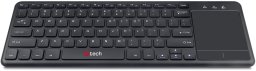 Klawiatura C-Tech C-TECH WLTK-01 klawiatura Uniwersalne RF Wireless czeski, słowacki Czarny