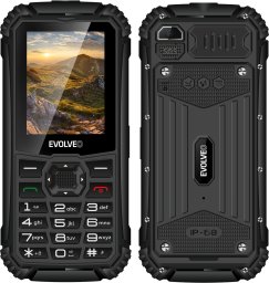 Telefon komórkowy Evolveo EVOLVEO StrongPhone Q1 wodoodporny wytrzymały telefon Dual SIM czarny