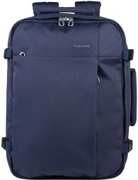 Plecak podróżny i na laptop 17" Tucano BKTUG-ML-B, standardowe linie lotnicze, niebieski