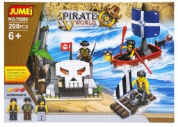 Klocki Jumei PIRACI 208 elementów, 30 x 21 cm