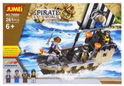 Klocki Jumei PIRACI 261 elementów, 38 x 26 cm