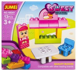 Klocki Jumei 3+ CUKIERNIA 13 elementów, 20x19cm