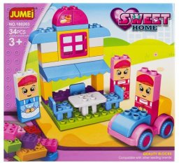 Klocki Jumei 3+ CUKIERNIA 34 elementy, 28x26cm