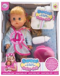 Lalka z 3 akcesoriami - mówi, śmieje się i siusia