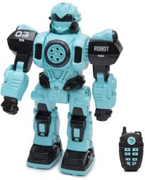 ROBOT WIELOFUNKCYJNY STEROWANY PILOTEM - FUNKCJE DŹWIĘKOWE, RUCHOWE I ŚWIETLNE