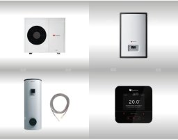 Pakiet systemowy OZE Nr 03 - Pompa ciepła GeniaAir MONO HA 7-6 O + HE 9-6 WB + FEW 300 + SRC 720