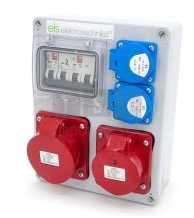 ELS Elektrotechnika 4NO21B11B1 Rozdzielnica budowlana Mikołajki 32/5 + 16/5 + 2*GS + Zabezpieczenia, obudowa naścienna, 4NO21B11B1