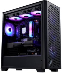 ADATA XPG case VALOR AIR PRO, ATX, Průhledná bočnice, 4x 120mm ARGB Fan, Černá