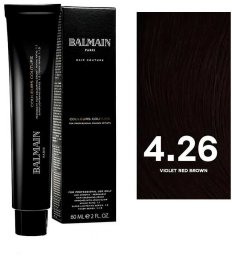 Balmain Professionnel Kolory Krawiectwa Permanent Hair Dye 4.26 Violet Red Brown 60 ml For Women